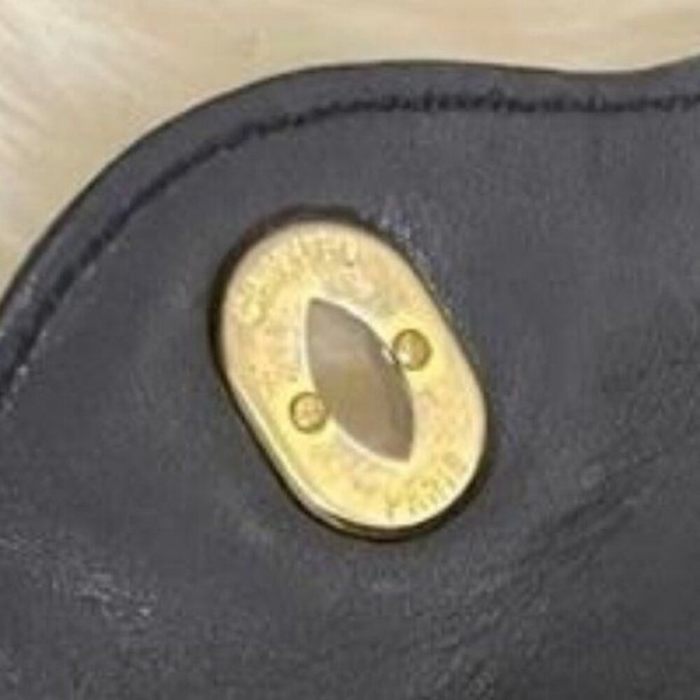 Authentic CHANEL CC Paris Limited Double Flap Bag Lambskin Matelasse Chain Black - Picture 12 of 14